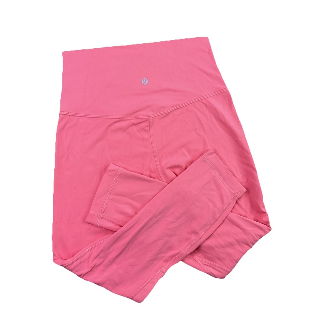 Lululemon Align High Rise Crop‎ Leggings Womens 6 Soft Coral 23 in Yoga Pants